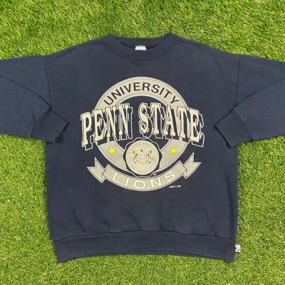 Penn State University Crewneck Sweatshirt, Retro Logo Penn State Nittany Lions